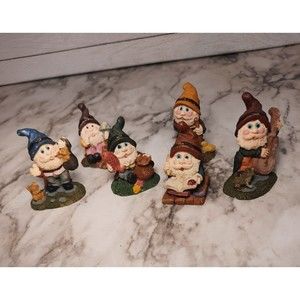 Miniature Gnomes Made Exclusively for The Riviera Collection Set of 6